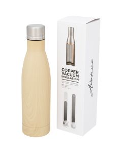 Vasa 500 ml houtlook koperen vacuum geïsoleerde fles