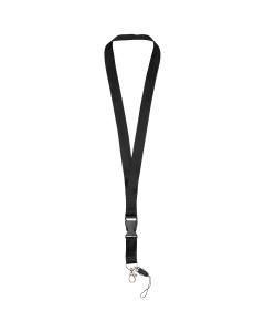Sagan lanyard met afneembare gesp en telefoonhouder