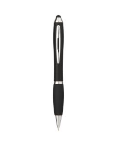 Nash stylus balpen met gekleurde houder en zwarte grip