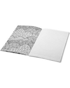 Doodle notitieboek met kleuren