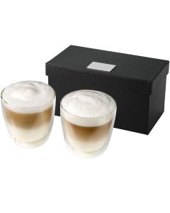 Boda 2 delige koffieset van glas