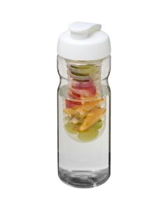 H2O Active® Base 650 ml sportfles en infuser met flipcapdeksel