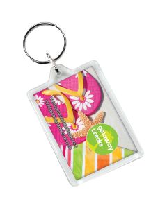 Vito C1 rechthoekige sleutelhanger