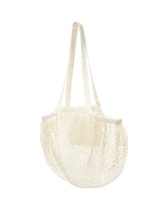 Pune 100 g/m2 GOTS biologisch mesh katoenen draagtas 6L