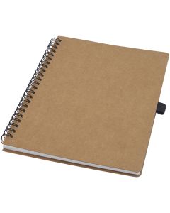 Cobble A5 wire-o gerecycled kartonnen notitieboek met steenpapier