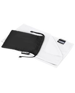 Raquel gerecyclede PET sport koelhanddoek in een pouch