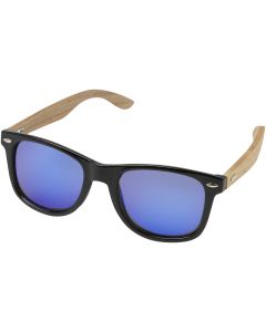 Hiru gespiegelde gepolariseerde zonnebril van rPET/hout in geschenkverpakking