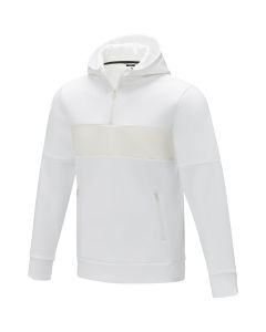 Sayan anorak heren sweater met halve rits en capuchon