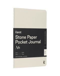 Karst® A6 softcover pocket journal van steenpapier - blanco