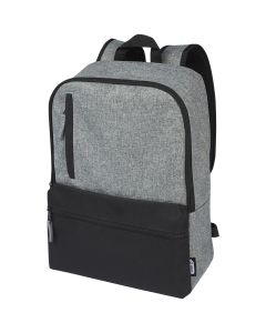 Reclaim GRS gerecyclede tweekleurige 15" laptoprugzak 14 L