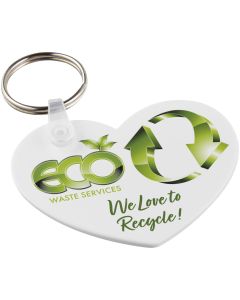 Tait hartvormige gerecyclede sleutelhanger