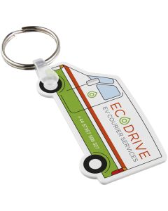 Tait busvormige gerecyclede sleutelhanger
