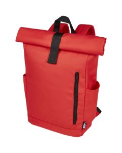 Byron 15,6" rugzak van GRS RPET met opgerolde bovenkant 18 L
