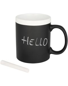Chalk-write 330 ml beschrijfbare mok met krijt