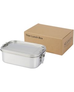 Titan lunchtrommel van gerecycled roestvrij staal